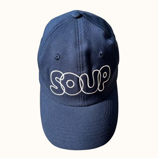 Blue & White Soup Baseball Cap