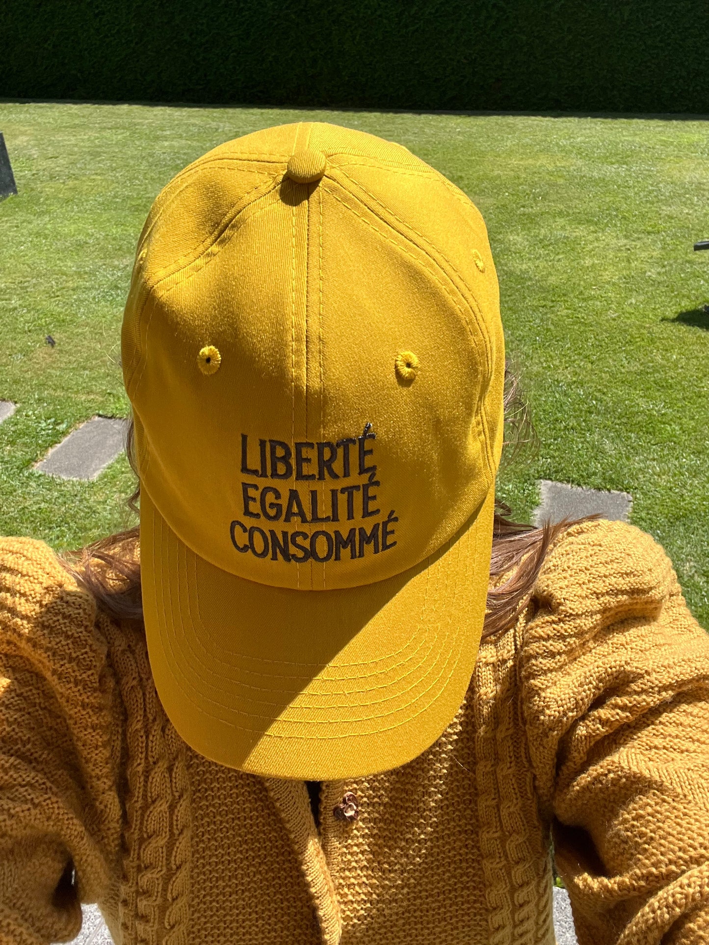 Liberté, Egalité, Consommé Baseball Cap